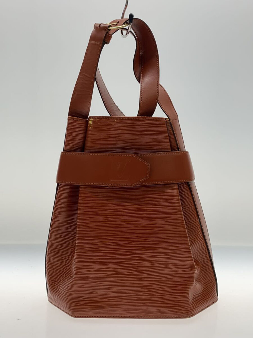 LOUIS VUITTON Sac Depaule Epi Brown Leather Brown
